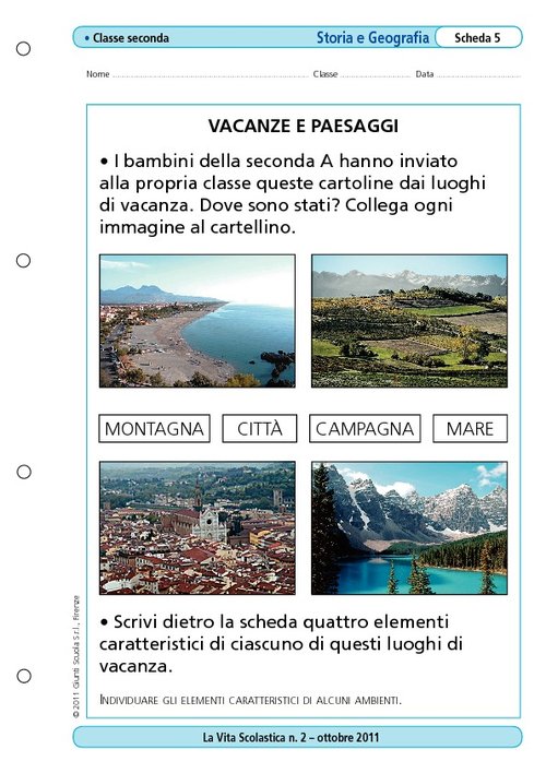 Vacanze e paesaggi | Giunti Scuola Vacanze e paesaggi | Giunti Scuola