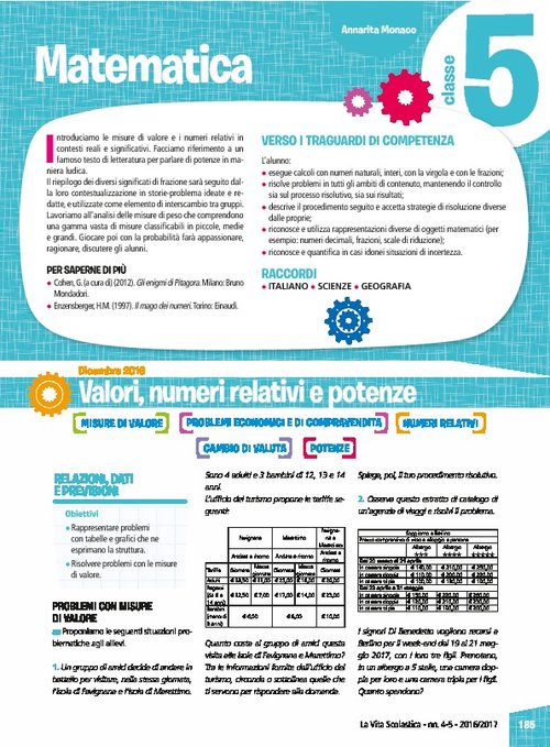 Valori, numeri relativi e potenze - Tra frazioni, pesi e probabilità | Giunti Scuola Valori, numeri relativi e potenze - Tra frazioni, pesi e probabilità | Giunti Scuola