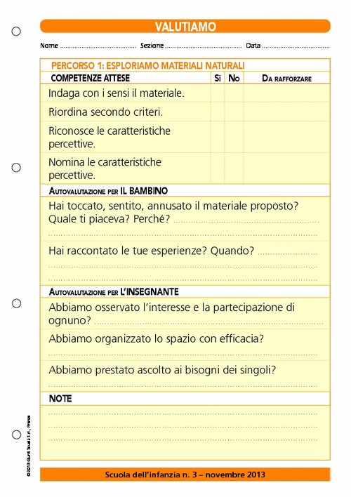 Valutiamo? Percorso 1: esploriamo materiali naturali | Giunti Scuola Valutiamo? Percorso 1: esploriamo materiali naturali | Giunti Scuola