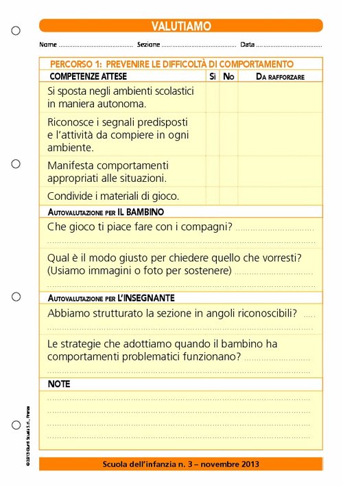 Valutiamo? Percorso 1: prevenire le difficoltà di comportamento | Giunti Scuola Valutiamo? Percorso 1: prevenire le difficoltà di comportamento | Giunti Scuola