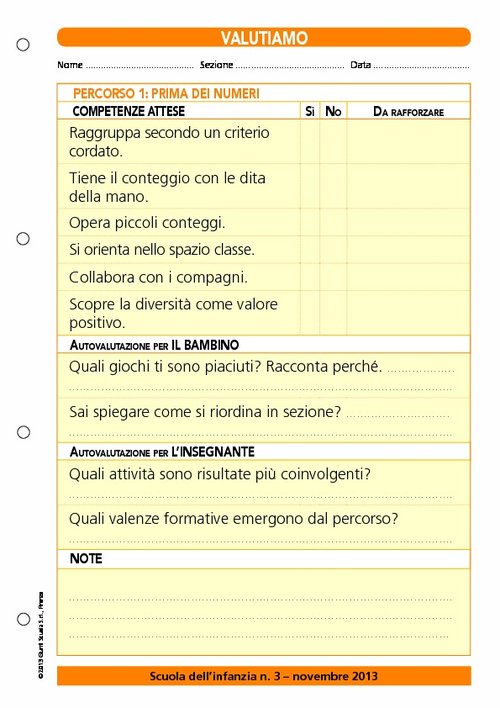 Valutiamo? Percorso 1: prima dei numeri | Giunti Scuola Valutiamo? Percorso 1: prima dei numeri | Giunti Scuola