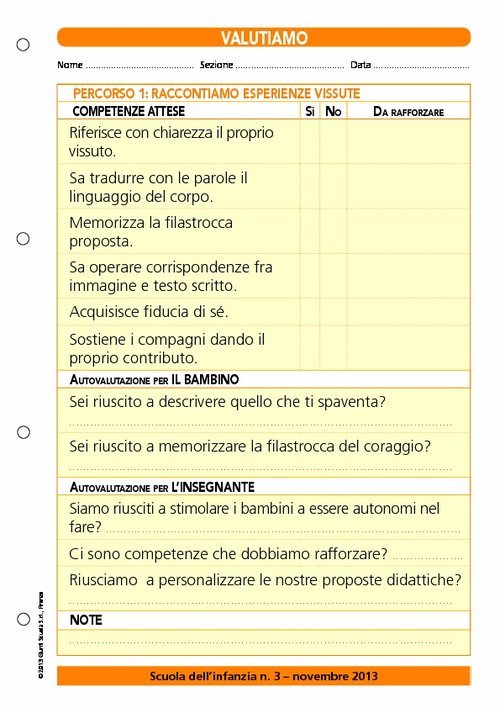 Valutiamo? Percorso 1: raccontiamo esperienze vissute | Giunti Scuola Valutiamo? Percorso 1: raccontiamo esperienze vissute | Giunti Scuola