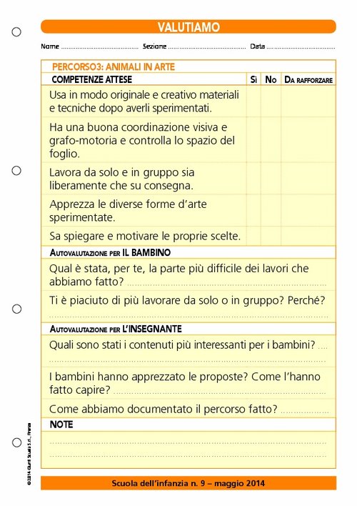 Valutiamo? Percorso 3: animali in arte | Giunti Scuola Valutiamo? Percorso 3: animali in arte | Giunti Scuola