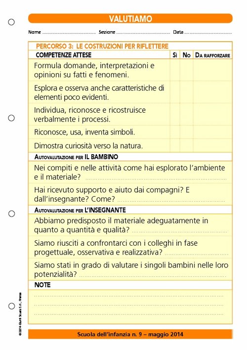 Valutiamo? Percorso 3: le costruzioni per riflettere | Giunti Scuola Valutiamo? Percorso 3: le costruzioni per riflettere | Giunti Scuola