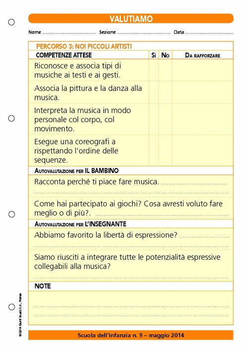 Valutiamo? Percorso 3: noi piccoli artisti | Giunti Scuola Valutiamo? Percorso 3: noi piccoli artisti | Giunti Scuola