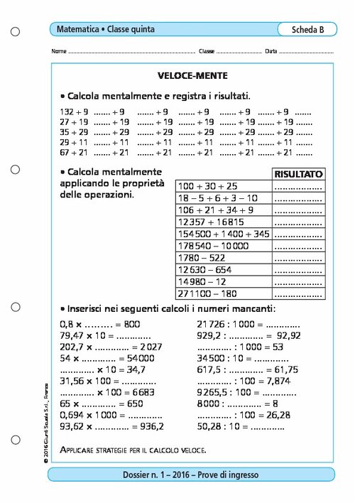 Veloce-mente | Giunti Scuola Veloce-mente | Giunti Scuola