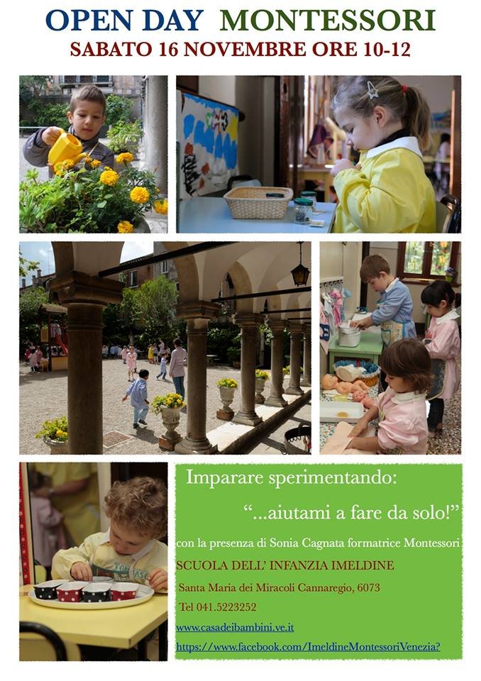 Venezia - Open Day Montessori | Giunti Scuola