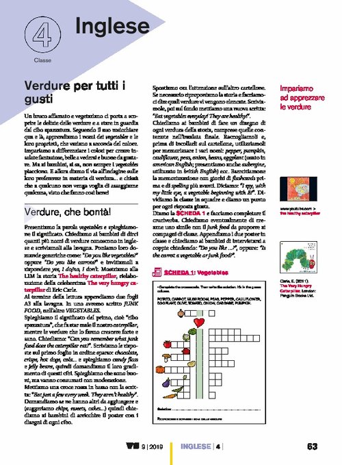Verdure per tutti i gusti | Giunti Scuola Verdure per tutti i gusti | Giunti Scuola