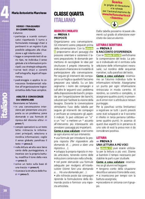 Verifiche intermedie 2020-2021 - classe 4 | Giunti Scuola Verifiche intermedie 2020-2021 - classe 4 | Giunti Scuola