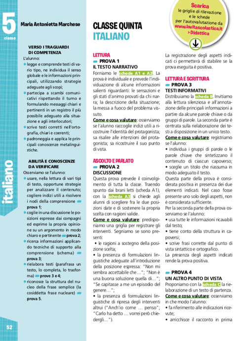 Verifiche intermedie 2020-2021 - classe 5 | Giunti Scuola Verifiche intermedie 2020-2021 - classe 5 | Giunti Scuola