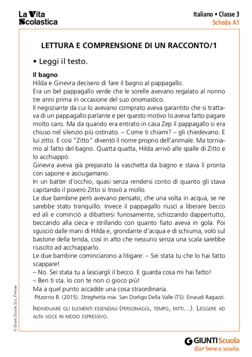Verifiche intermedie 2020-2021 - Schede classe 3 | Giunti Scuola Verifiche intermedie 2020-2021 - Schede classe 3 | Giunti Scuola