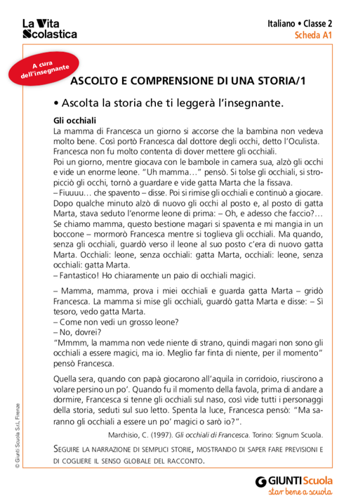 Verifiche intermedie 2020-2021 - Soluzioni classe 2 | Giunti Scuola