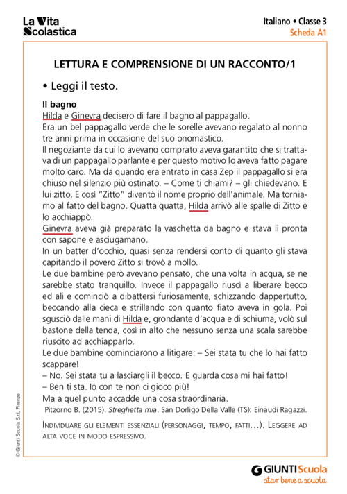 Verifiche intermedie 2020-2021 - Soluzioni classe 3 | Giunti Scuola