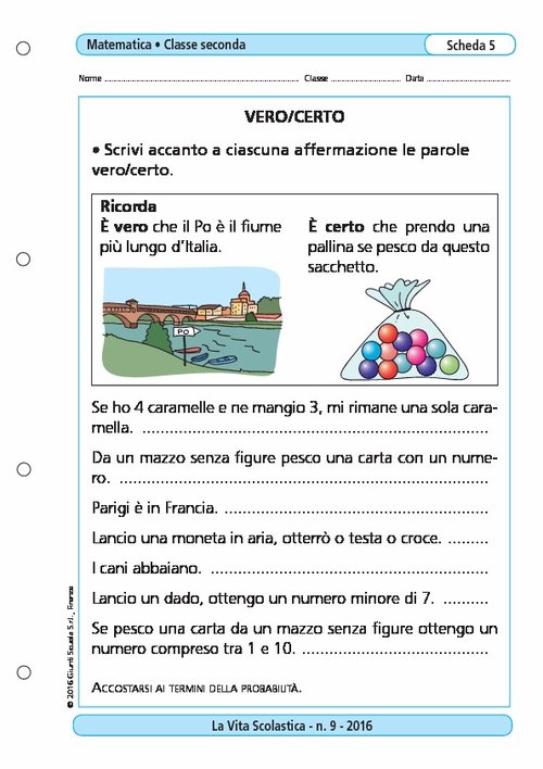 Vero/certo | Giunti Scuola
