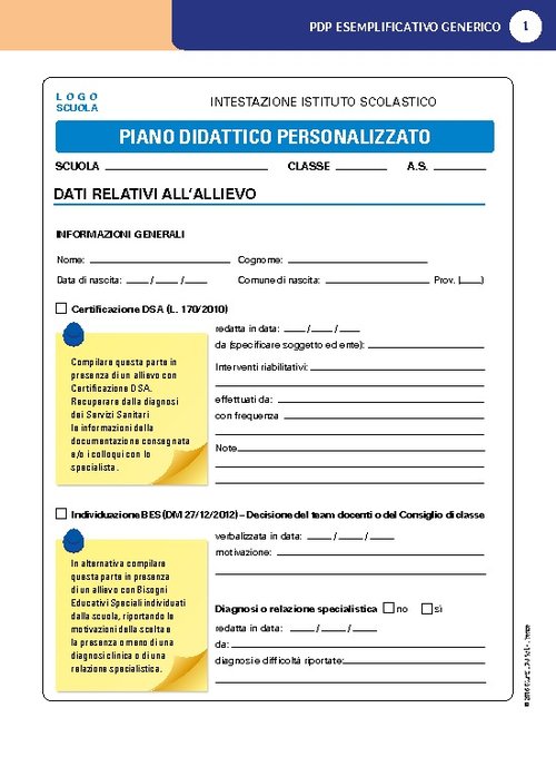 Versione con indicazioni per la compilazione | Giunti Scuola Versione con indicazioni per la compilazione | Giunti Scuola