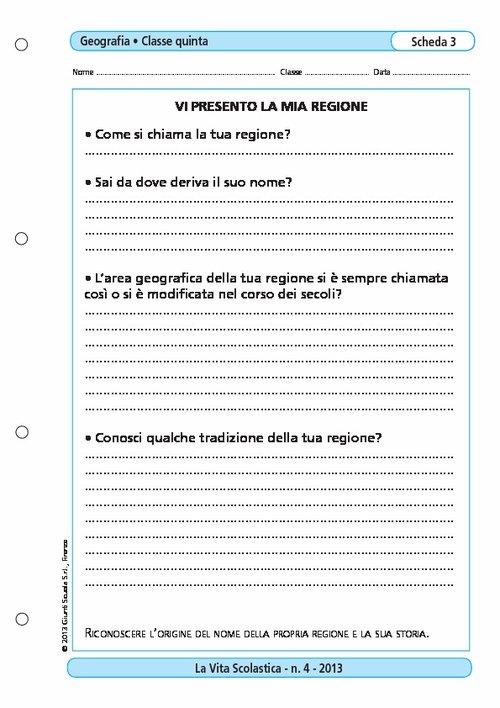 Vi presento la mia regione | Giunti Scuola Vi presento la mia regione | Giunti Scuola
