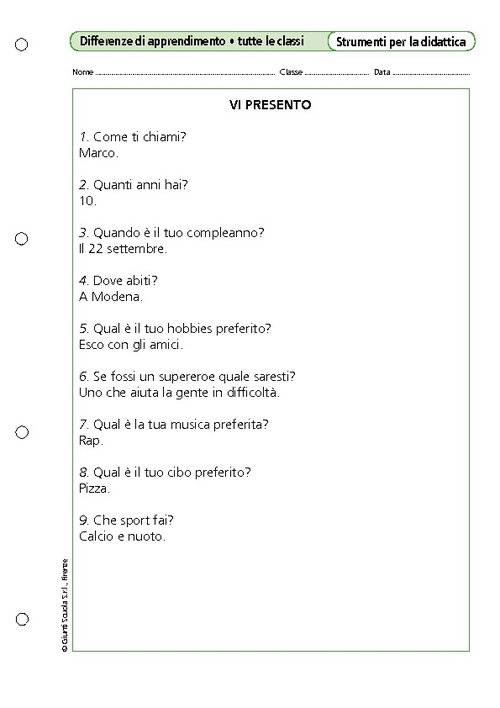 Vi presento | Giunti Scuola Vi presento | Giunti Scuola
