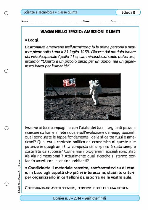 Viaggi nello spazio: ambizioni e limiti | Giunti Scuola Viaggi nello spazio: ambizioni e limiti | Giunti Scuola