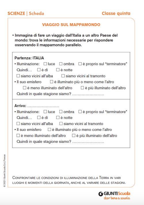 Viaggio sul mappamondo | Giunti Scuola Viaggio sul mappamondo | Giunti Scuola