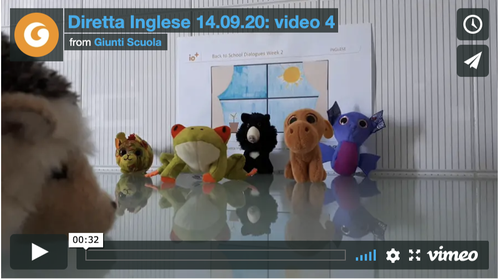 Video | Back to school Dialogues - Week 3: 4 | Giunti Scuola Video | Back to school Dialogues - Week 3: 4 | Giunti Scuola