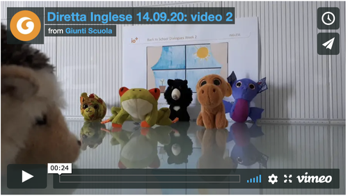 Video | Back to School Dialogues - Week 3: video 2 | Giunti Scuola Video | Back to School Dialogues - Week 3: video 2 | Giunti Scuola