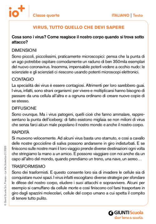 Virus, tutto quello che devi sapere | Giunti Scuola Virus, tutto quello che devi sapere | Giunti Scuola