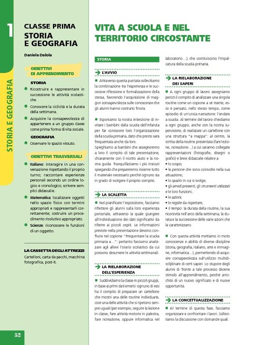 Vita a scuola e nel territorio circostante | Giunti Scuola