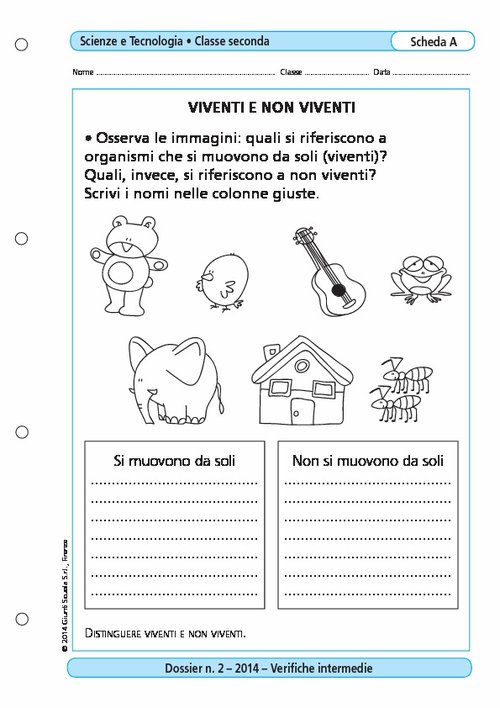 Viventi e non viventi | Giunti Scuola Viventi e non viventi | Giunti Scuola