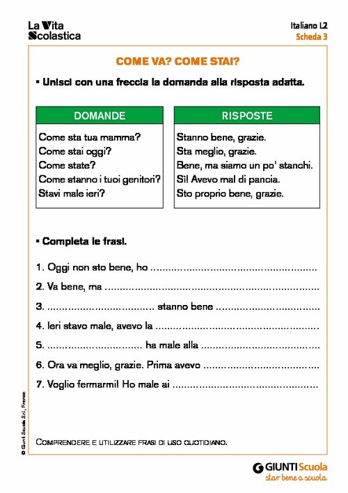 VS7_2019_ITAL2_SCHEDE_cl2-2.pdf | Giunti Scuola