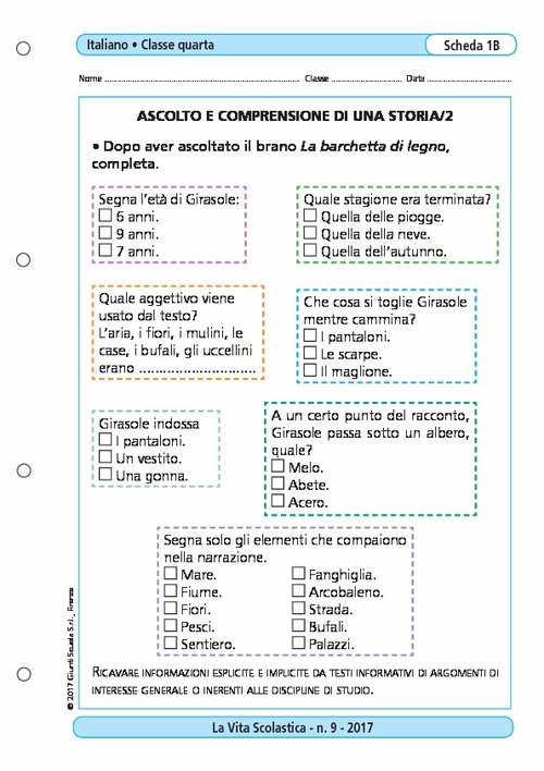 VS9_2017_ITA_4_scheda1B.pdf | Giunti Scuola