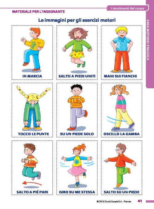 WB1 Area Motorio-prassica - Schede allievo e materiali per l'insegnante | Giunti Scuola WB1 Area Motorio-prassica - Schede allievo e materiali per l'insegnante | Giunti Scuola