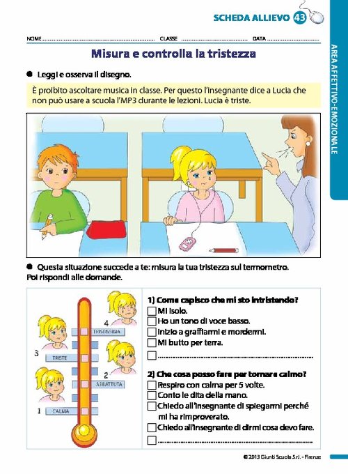 WB2 Area Affettivo-emozionale - Schede allievo aggiuntive on line | Giunti Scuola WB2 Area Affettivo-emozionale - Schede allievo aggiuntive on line | Giunti Scuola