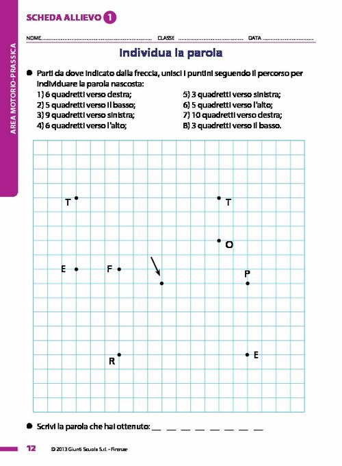 WB2 Area Motorio-prassica - Schede allievo e materiali per l'insegnante | Giunti Scuola WB2 Area Motorio-prassica - Schede allievo e materiali per l'insegnante | Giunti Scuola