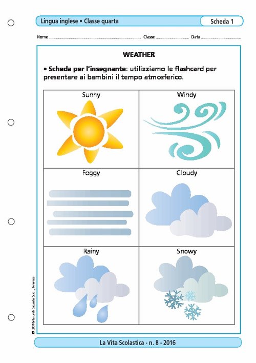 Weather | Giunti Scuola Weather | Giunti Scuola