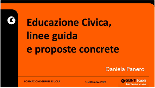 Slide | Educazione civica | Giunti Scuola