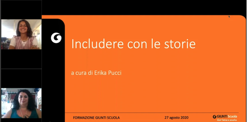 Webinar | "Includere con le storie | Giunti Scuola Webinar | "Includere con le storie | Giunti Scuola