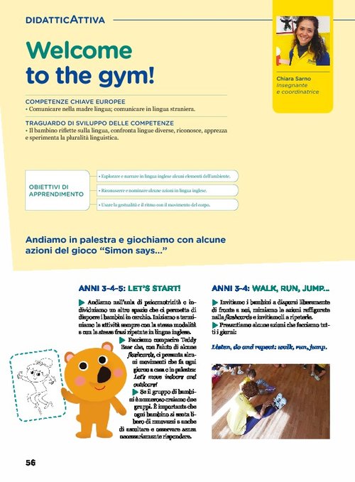 Welcome to the gym | Giunti Scuola