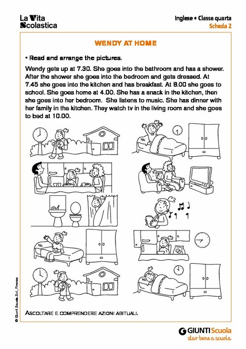 Wendy at home | Giunti Scuola Wendy at home | Giunti Scuola