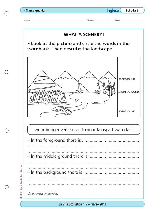 What a scenery! | Giunti Scuola What a scenery! | Giunti Scuola