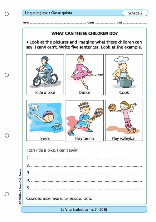 What can this children do? | Giunti Scuola What can this children do? | Giunti Scuola