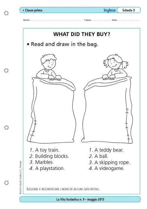 What did they buy? | Giunti Scuola What did they buy? | Giunti Scuola