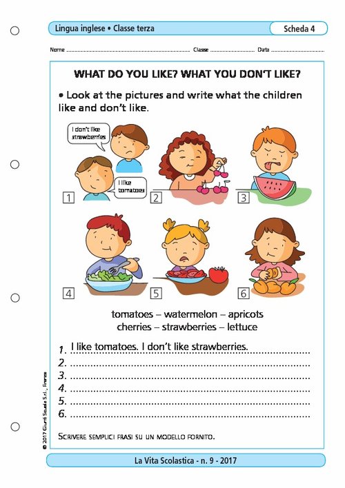 What do you like? What you don’t like? | Giunti Scuola What do you like? What you don’t like? | Giunti Scuola