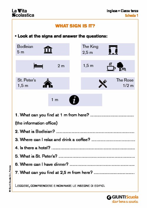What sign is it? | Giunti Scuola What sign is it? | Giunti Scuola