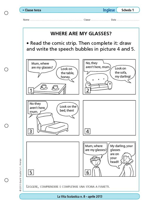 Where are my glasses? | Giunti Scuola Where are my glasses? | Giunti Scuola