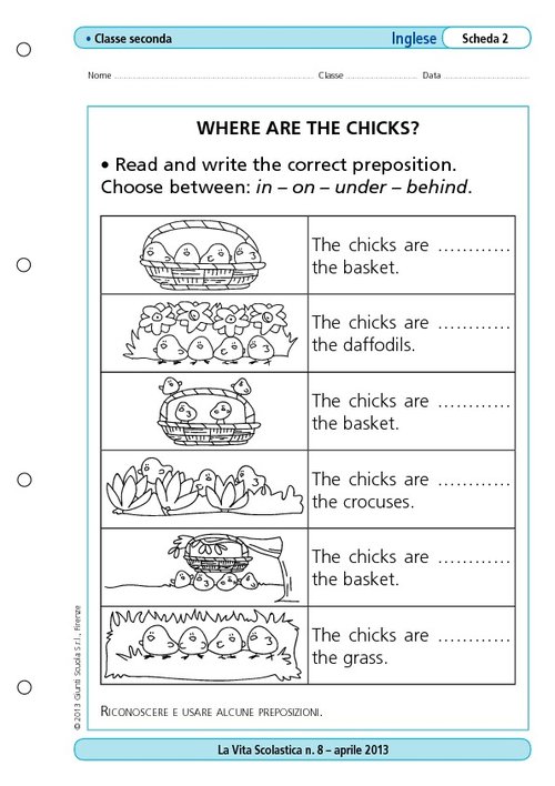 Where are the chicks? | Giunti Scuola Where are the chicks? | Giunti Scuola