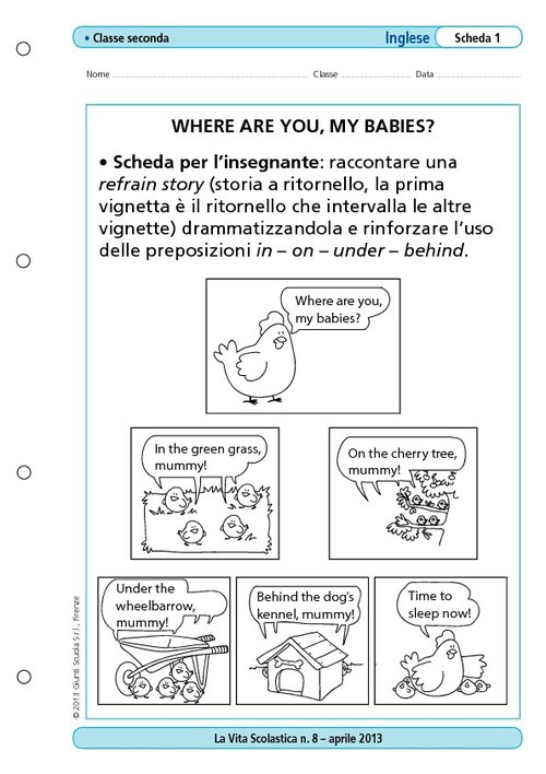 Where are you, my babies? | Giunti Scuola Where are you, my babies? | Giunti Scuola