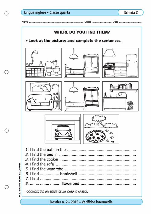 Where do you find them? | Giunti Scuola Where do you find them? | Giunti Scuola