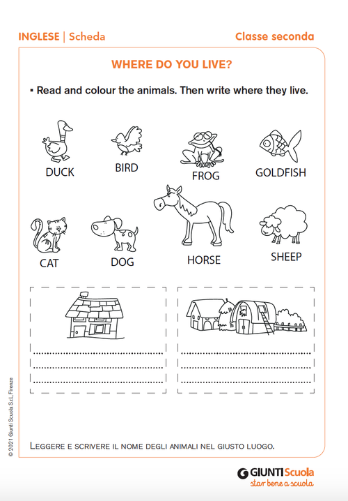 Where do you live? | Giunti Scuola Where do you live? | Giunti Scuola