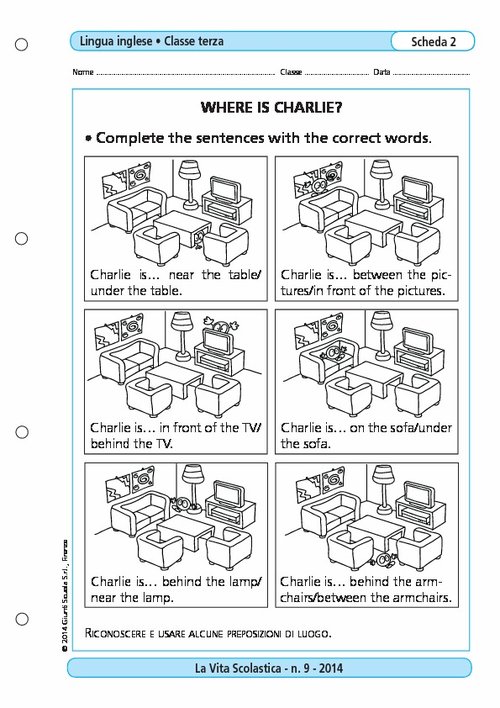 Where is Charlie? | Giunti Scuola Where is Charlie? | Giunti Scuola