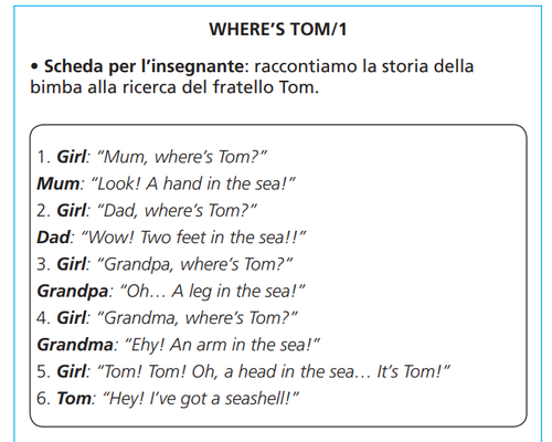 Where's Tom?/1 | Giunti Scuola Where's Tom?/1 | Giunti Scuola